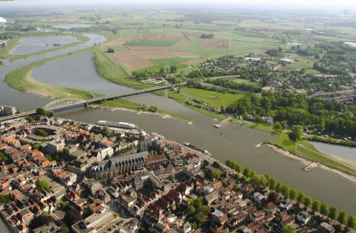 Deventer, luchtfoto