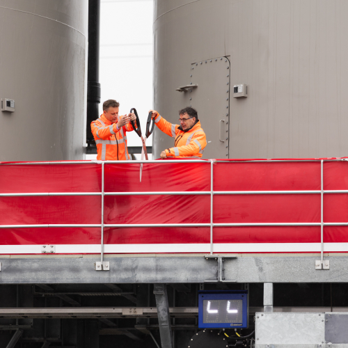 Opening Nieuwe slibontwateringsinstallatie Heerenveen 