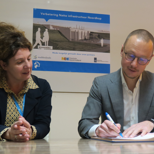 Tekenmoment - Start project Nieuwbouw Gemaal Oostoever