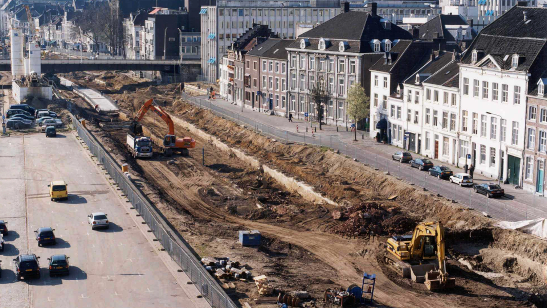 Binnenstedelijk bouwen Maasboulevard Maastricht