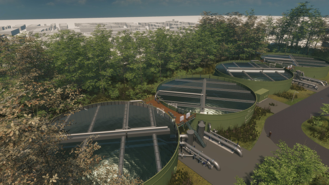 Nieuwe rioolwaterzuivering Zeist