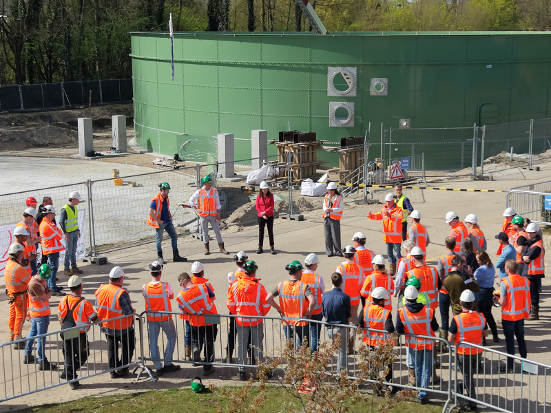 RWZI Zeist - Viermoment hoogste punt bereikt