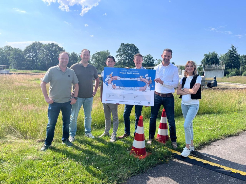 RWZI Haaren - Ondertekening