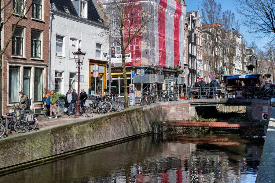 Brug 215 Paulusbroedersluis - hulpconstructie