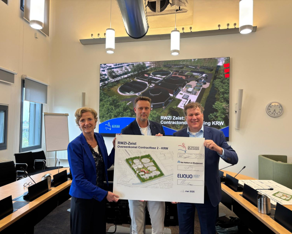 RWZI Zeist - Handtekening contract fase 2